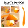 2 Pcs Orange Peeler, Citrus Opening Tool, Simple Long Handled