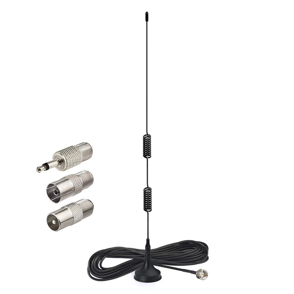 Bingfu Magnetic Base FM Antenna for Pioneer Onkyo Yamaha Marantz