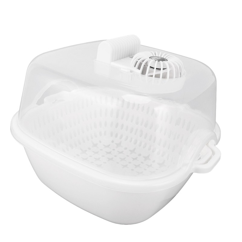 Household Defrosting Box Large Capacity Double Layer Drain Timing USB