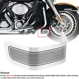 Unbranded Front Fender Trim Skirt Chrome For Harley Electra Glide Road King Classic FLHRC