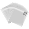 Golden State Art, 100 Pack 6X6 Clear Bags for Mats,