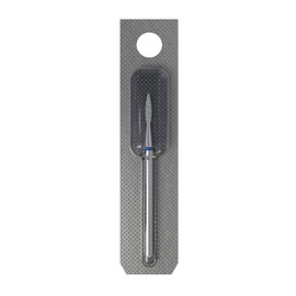 Staleks Pro Diamond Router Bit Sharp Flame Blue Ring - Nail Cutter Attachment for Manicure and Pedicure - Diamond Grinding Attachment for Electric Nail Cutter (FA11B016/8)