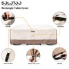 Rectangle Outdoor Table Cover Waterproof, 111" W x 74" D