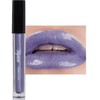 Mynena Light Purple Glitter Lip Gloss Non-Sticky Filled with Iridescent