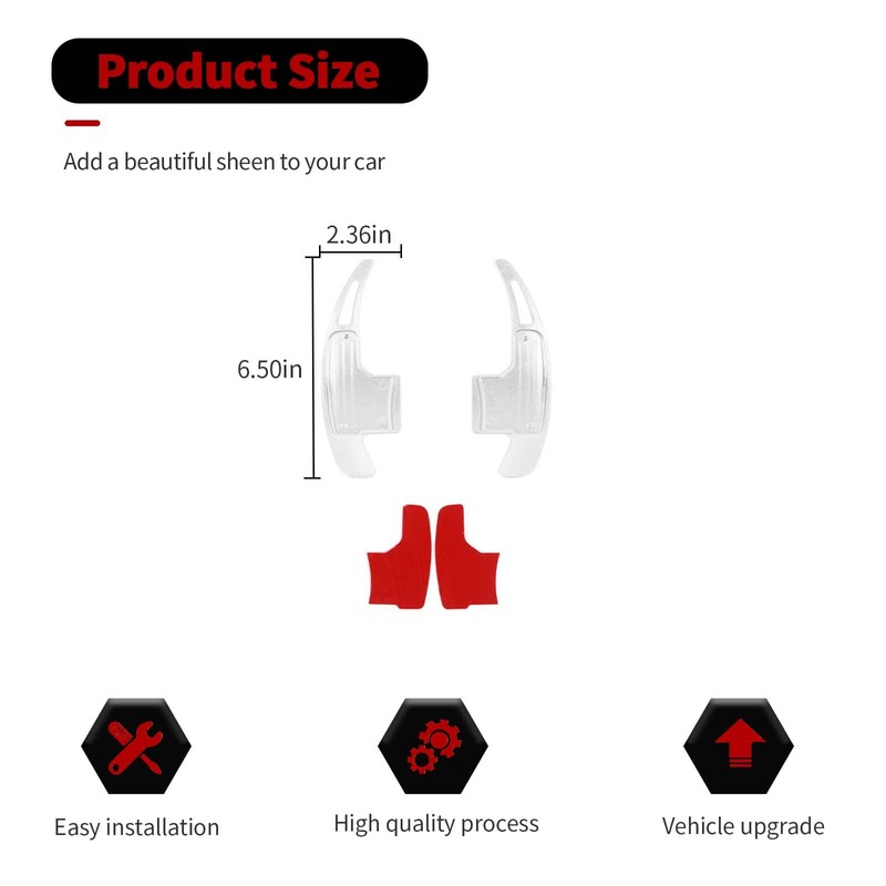 RT-TCZ Steering Wheel Shift Paddle Extended Shifter Trim Cover Decoration