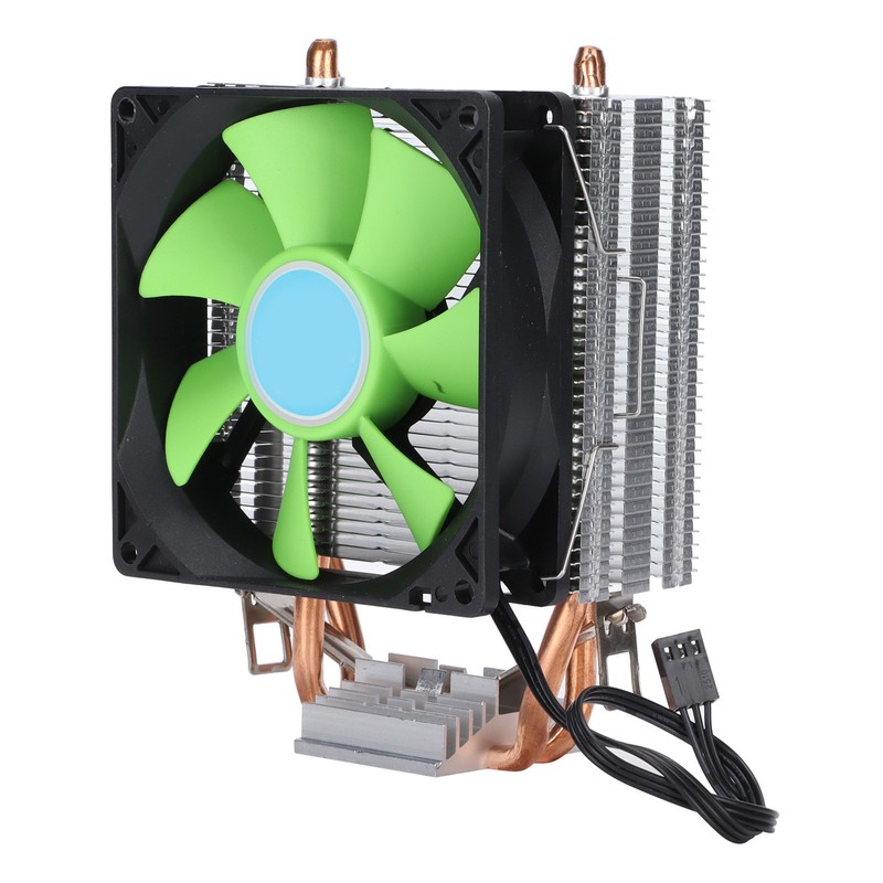 CPU Cooling Fan Pure Copper Double Heat Pipe Mute Universal