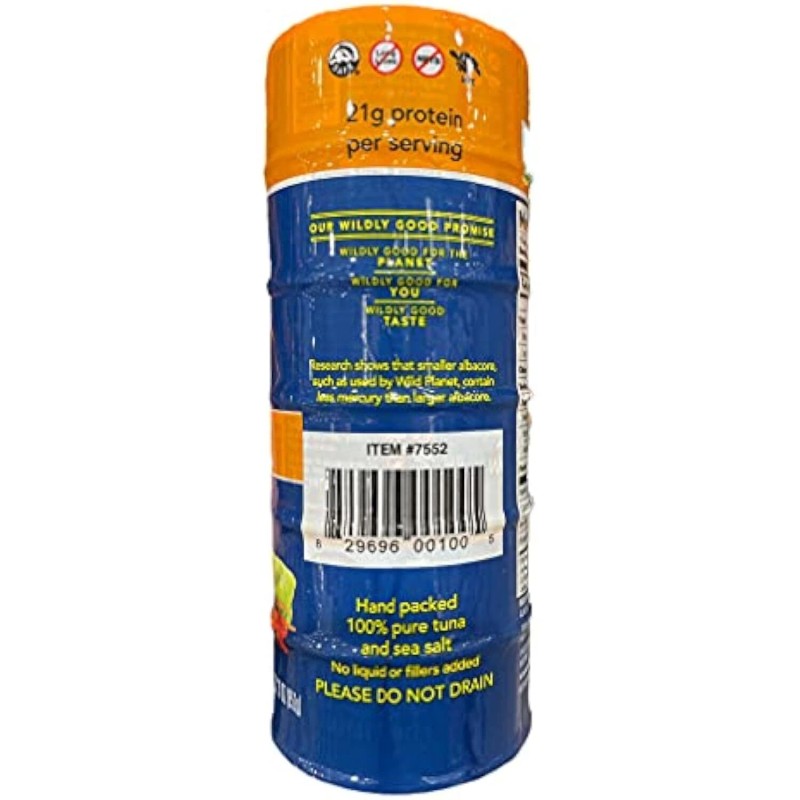 Wild Planet Albacore Wilda Tuna, 5 oz, 6-count
