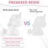 NASUBI 32oz White Resin Epoxy - High Gloss, No Bubbles,