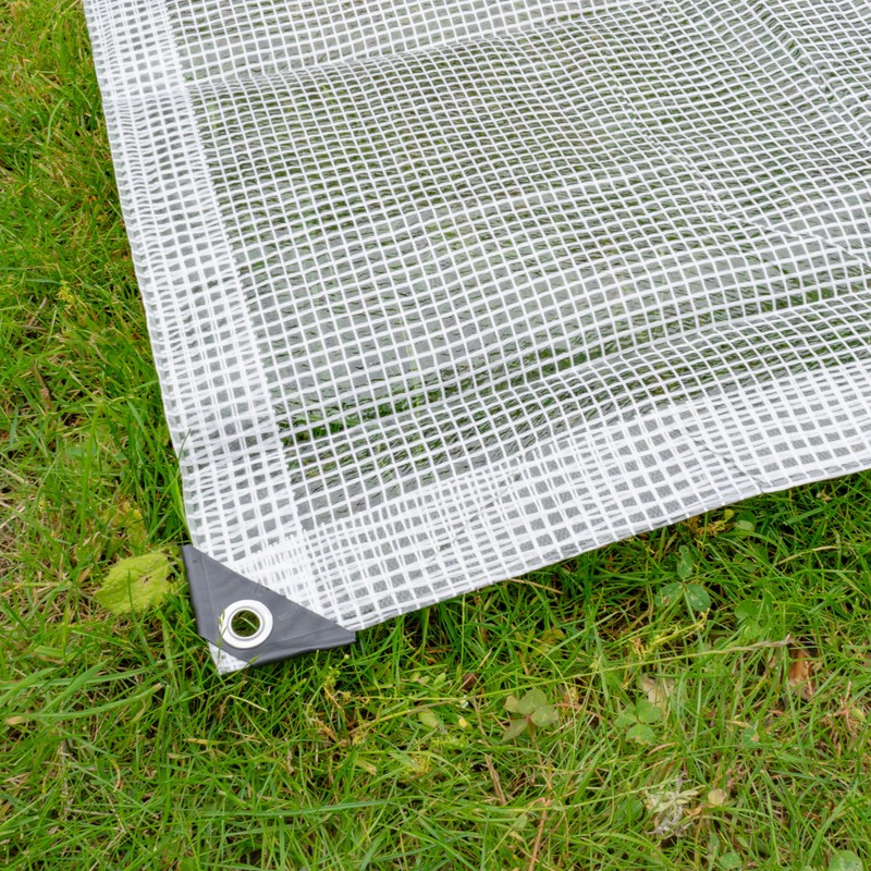 Clear Monotex Heavy Duty Tarpaulin, 100gsm Waterproof Ground Cover Multipurpose
