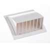 Steinberg14 White 125mm / 5'' Plastic Cowled Hooded Air Ventilation