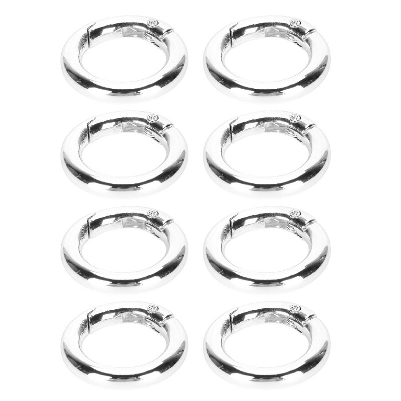 20pcs Spring Ring Clasps Innovative DIY Hand Crafted Copper Spring