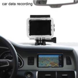 Cámara Deportiva, HD 2 Pulgadas Tarjeta de Memoria LCD 32GB, Cargador USB Accesorios al Aire Libre, Prueba de Agua 30 Metros Bajo el Agua, ABS Material Set Deportes Ciclismo Viajes(Recoger)