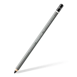 Staedtler Mars Lumograph Charcoal Pencils, Blister Pack of 3 Drawing Pencils (H, M, S) + 1 Blending Stump