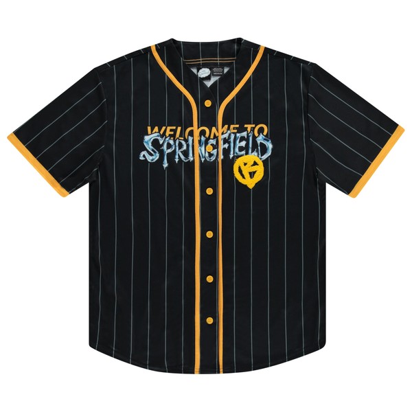 The Simpsons Men's Baseball Jersey - Homer, Bart, Lisa, Krusty