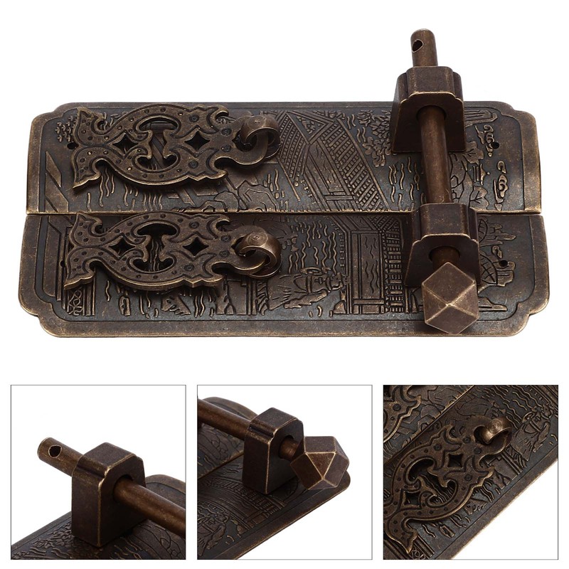 Antique Drawer Pendant Pulls Beautifully Engraved High Hardness Brass Book