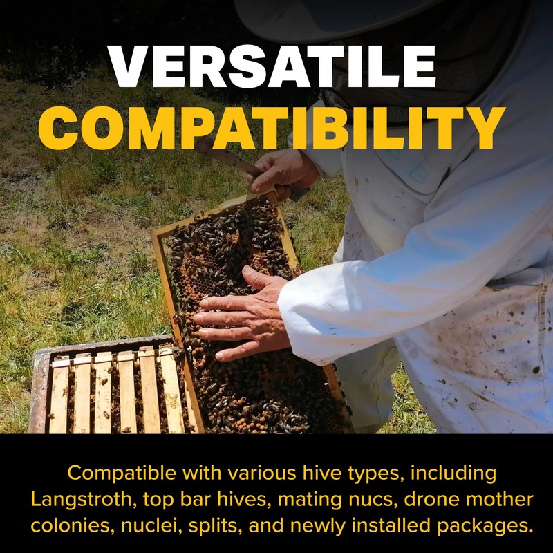 Mann Lake HopGuard 3, Optimal Bee Colony Mite Control, Compatible