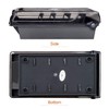 Business Card Box, Business Card Storage Box with 4 Divider