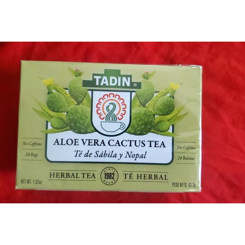 TADIN 2 PACK ALOE VERA CACTUS TADIN TEA (48 BAGS)