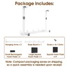 KitchLife Long Over The Door Hooks Hanger with 15.75" Extended