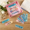 50pcs Calm Mood Calming Stickers, Number Focus Textured Sensory Strips