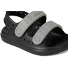 Native Shoes Kids Chase (Toddler) Sandal, Jiffy Black/Satellite Grey, 7
