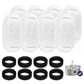 SS-01 Pet Water Fountain Replacement Filters, 8 - Pack