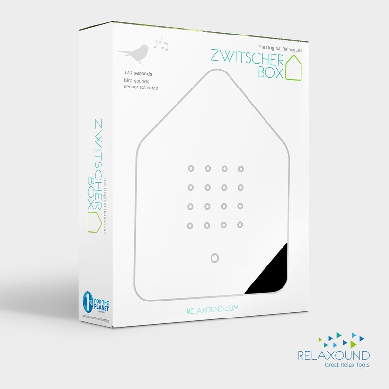 RELAXOUND Original Black Dark Chirping Box - Modern Bird Chirping