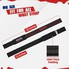 Weight Lifting Straps with Non-Slip Silicon Grip - 21 Inch,