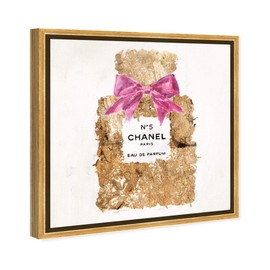 Oliver Gal Pure Dust Scent' Framed Abstract Wall Decor, 30" x 30", Gold