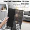 MOOKA Air Purifiers for Home Large Room 2200Sq.Ft w/ Washable