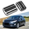 2pcs Accelerator Pedal Brake Footrest Pad Aluminum Alloy Replacement for