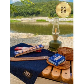 [Camping Set] 10 types of Mania + Round Holder + Shopping Bag (Blue) / [캠핑 세트] 10종 매니아 + 라운드 홀더 + 쇼핑백(Blue)
