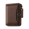 VULKIT Mens Wallet RFID Blocking Credit Card Wallet Leather Passcass