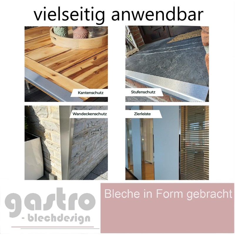 Stainless Steel Angle Blank Edge Protection Profile Angle Profile Corner