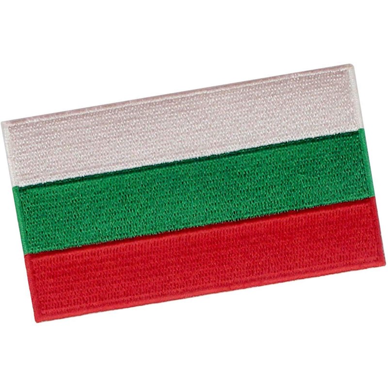Bulgaria Flag Patch Embroidered Applique Iron On Sew On Romanian
