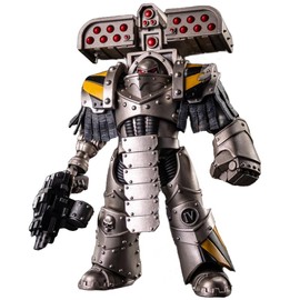 Toyverse JOYTOY 1/18 Action Figure Warhammer The Horus Heresy, Iron Warriors Tyrant, Headquarters with Rocket Launcher, Movable Joints, Character Model, Age 15+