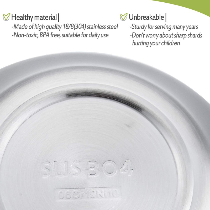 HaWare Heavy 18/8(304) Stainless Steel Bowls(Double Walled), 12 oz Kids