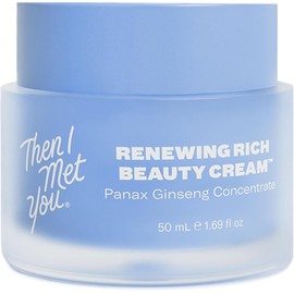 Then I Met You Renewing Rich Beauty Cream - Rich and Silky Moisturizer for Face with Ginseng + Squalane - Vegan, Clean Skincare (1.69 fl oz)