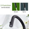 APPASO Black Kitchen Faucet with Soap Dispenser, Matte Black Kitchen