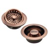 Westbrass A2165-11 4-1/4" OD Post Style Large Kitchen Basket Strainer