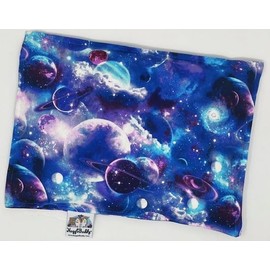 'NUGGLEBUDDY New! Microwavable Moist Heat and Aromatherapy Pack-Cold Pack! Gorgeous Blue & Purple Galaxy Fabric Infused with Sweet Lavender Aromatherapy!