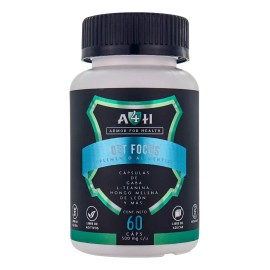 Melena León Teanina 60 Cáp D 500mg A4h Magnesio Nootropico Sabor Sin Sabor