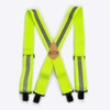 Men's Fluorescent Work Suspenders 5cm Wide Adjustable Elastic X-Back Braces