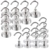 Aenienoe Magnetic Hooks Heavy Duty 16mm 10PCS+20mm 10PCS Strong Magnet
