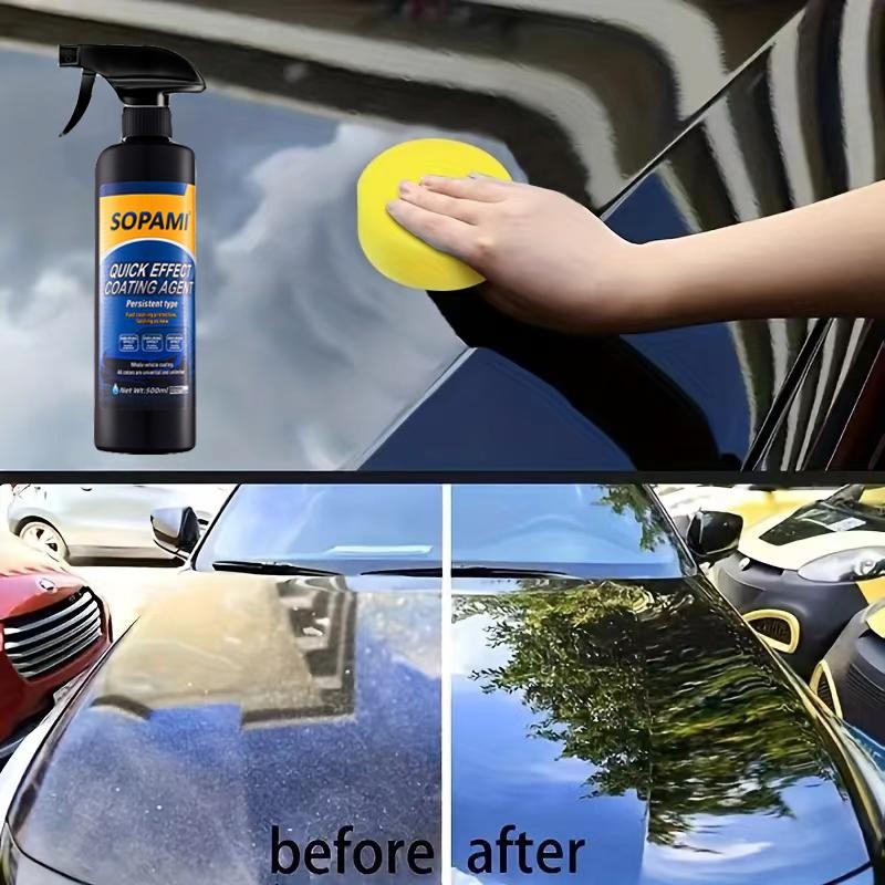 SOPAMI Car Coating Spray-Advanced Automobile Quick-acting Coating Agent With Dust