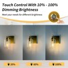 ThyFenno Dimmable Battery Operated Wall Sconce Set of 2, Rechargeable