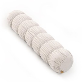 Ailuteie Pat. Pend. Long Bolster Pillow for Bed, 39 Inch, Misty White