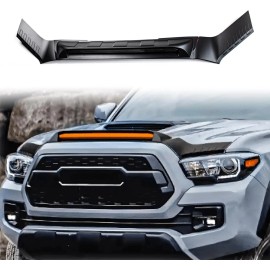Hood Shield with LED Lights for Toyota Tacoma 2016-2023 (Matt Black)