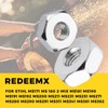 REDEEMX Pack 6 M8 Sprocket Cover Bar Nuts Kit Compatible