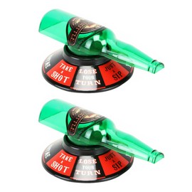 [2PCE] Party Central Spin The Bottle Drinking Game - Popular Icebreaker for Hen Nights, College Students, and House Parties